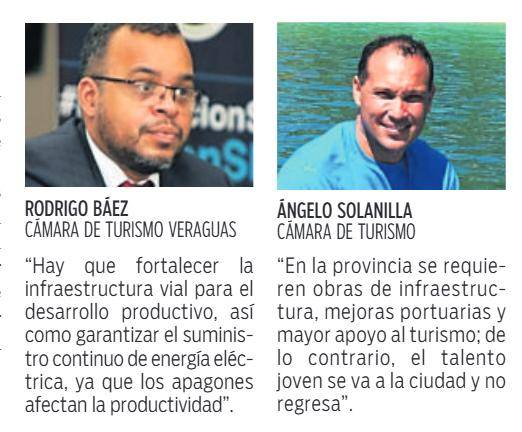 $!Obras, agro y turismo, claves para generar empleo en Veraguas