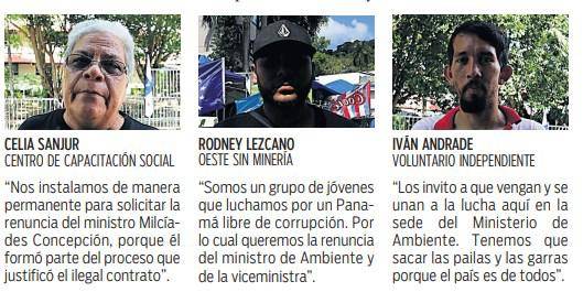 $!Ambientalistas siguen en vigilia y piden la renuncia de Concepción