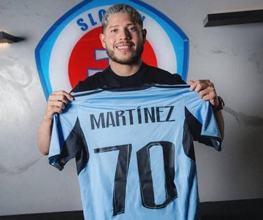 ¡Ya es oficial!: Cristian Martínez fue fichado por el ŠK Slovan Bratislava