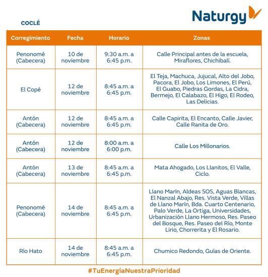 $!Aviso importante: Trabajos de mantenimiento en la red eléctrica del 10 al 16 de noviembre de 2025