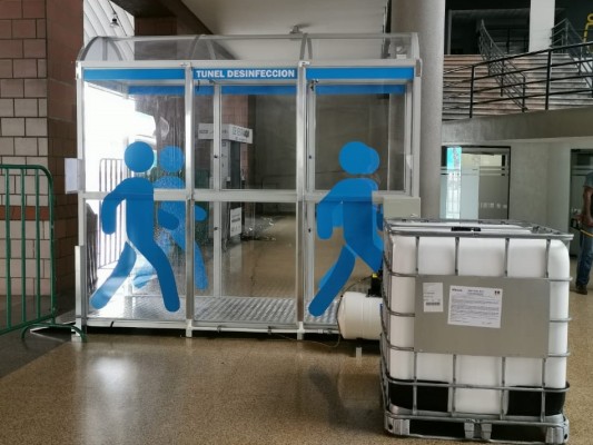 Túnel de desinfección llegó a Albrook