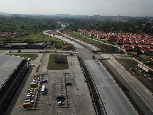 Corredor de Los Pobres en Panamá Norte alcanza el 70% de avance