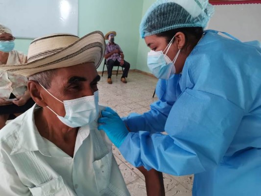 Más de mil personas vacunadas en el distrito de Pesé