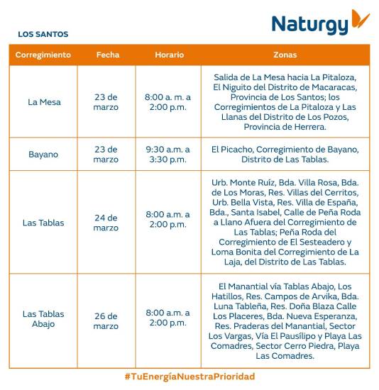 $!AVISO IMPORTANTE: Trabajos de mantenimiento en la red eléctrica Del 23 al 29 de marzo de 2026