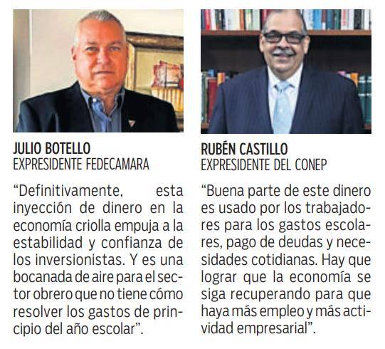 $!Se desembolsarán más de $400 millones en décimo tercer mes