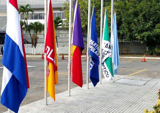 ML | Banderas de los partidos políticos.