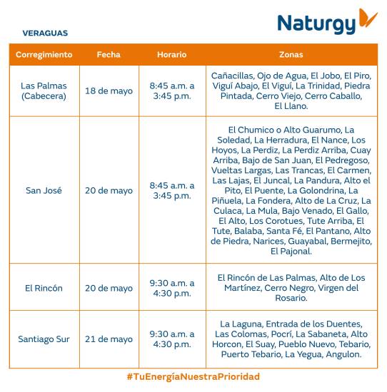 $!AVISO IMPORTANTE: Trabajos de mantenimiento en la red eléctrica del 18 al 24 de mayo de 2026
