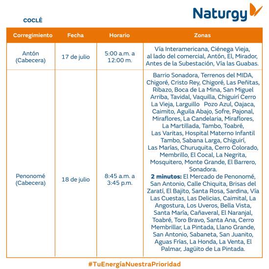 $!Aviso importante: Trabajos de mantenimiento en la red eléctrica del 13 al 19 de julio de 2026