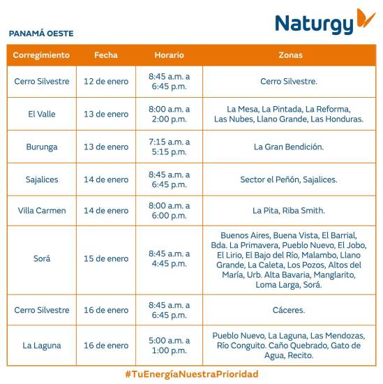 $!Aviso importante: Trabajos de mantenimiento en la red eléctrica del 12 al 18 de enero 2026