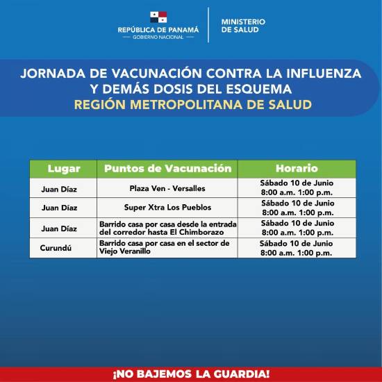 Minsa habilita puntos de vacunación durante el fin de semana