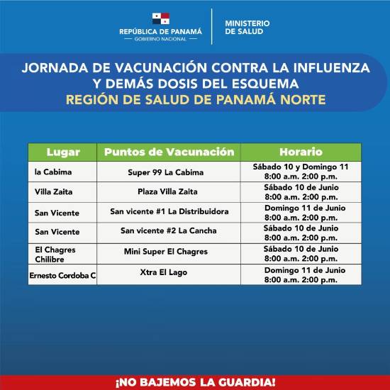 Minsa habilita puntos de vacunación durante el fin de semana