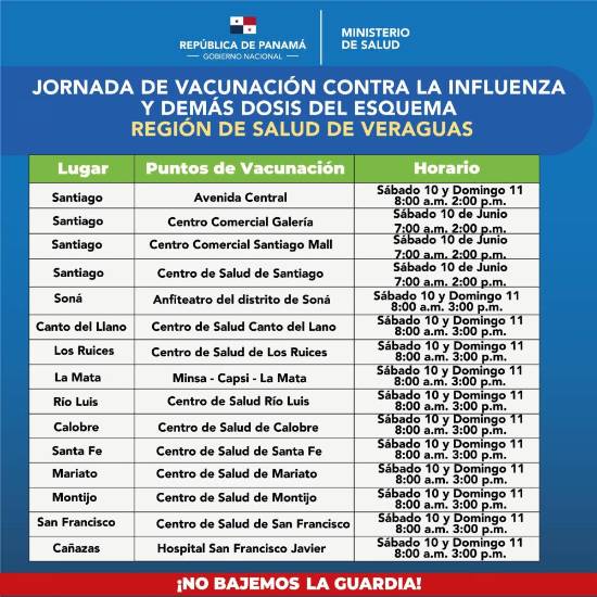 Minsa habilita puntos de vacunación durante el fin de semana