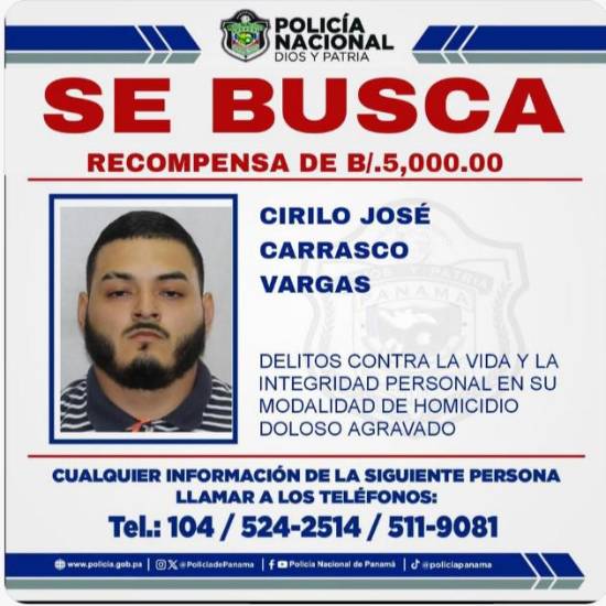 Autoridades ofrecen hasta B/. 100 mil por personas vinculadas al pandillerismo