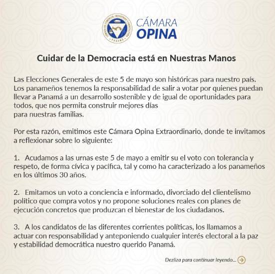 Cuidar Nuestra Democracia está en Nuestras Manos