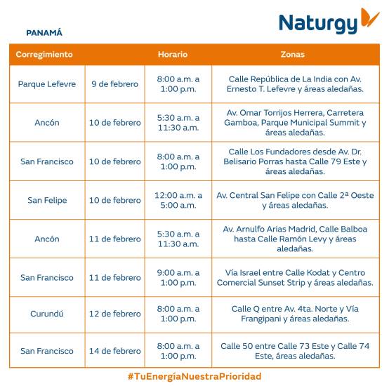 $!AVISO IMPORTANTE: Trabajos de mantenimiento en la red eléctrica del 9 al 15 de febrero de 2026