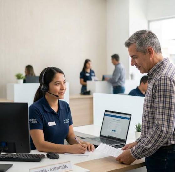 El servicio al cliente comienza por quien lidera