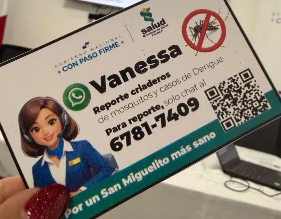 El ‘bot’ VANESSA contra el dengue en San Miguelito