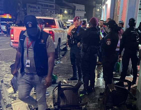 Policía Municipal fue herido durante suspensión de actividad bailable en la 5 de Mayo