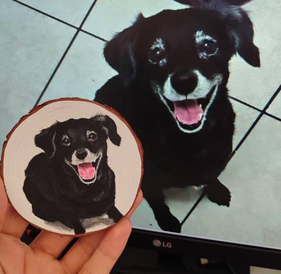 Imanes y pinturas, emprendimiento que mantiene vivo los recuerdos de mascotas