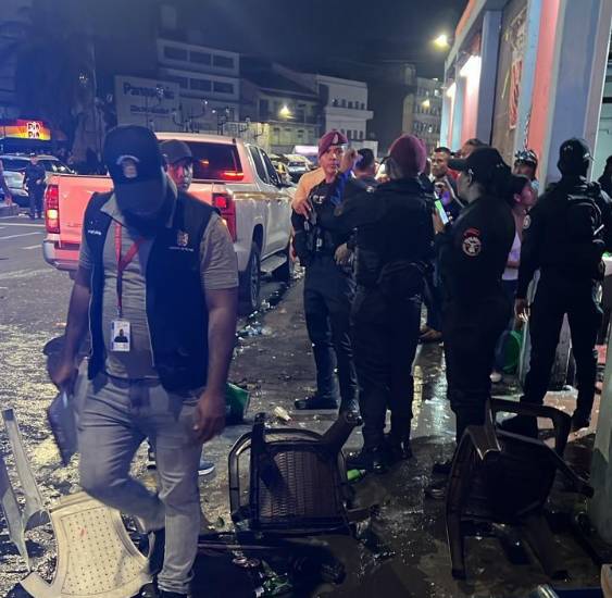 Policía Municipal fue herido durante suspensión de actividad bailable en la 5 de Mayo