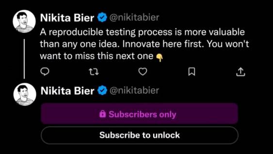 Nueva función de Hilos exclusivos en la red social X.