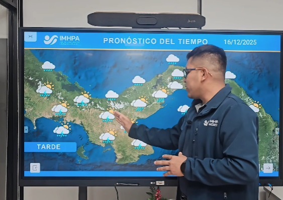 ML | Pronóstico por el meteorólogo del IMHPA Abdiel Vásquez.