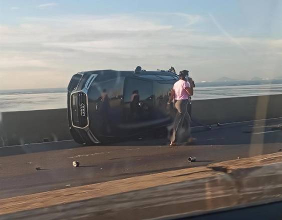 ML | Accidente afecta el tránsito en el Corredor Sur.