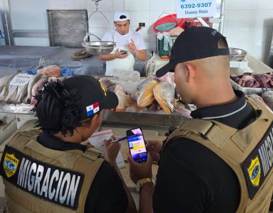 ML | Durante el operativo migratorio.