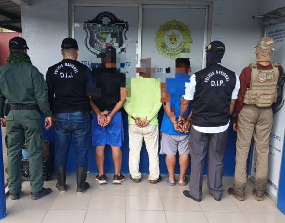 ML | Personas capturadas por la Policía Nacional.