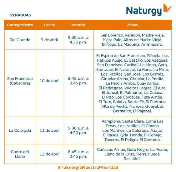 $!Trabajos de mantenimiento en la red eléctrica del 6 al 12 de abril de 2026