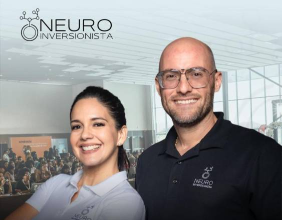 Instructores/ propietarios de NEURO INVERSIONISTA, Daniela Salazar y Randy García.