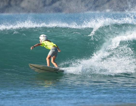 Cortesía | Uno de los participantes del evento de surf.