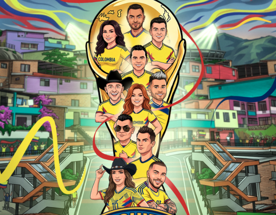 Artístas colombianos crean el himno para el Mundial