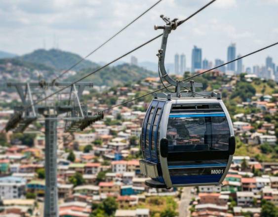 Cortesía Metro de Panamá | Imagen del prediseño de teleférico en San Miguelito.