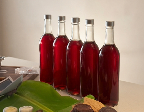 Museo Histórico -Hou Wang | Botella de vino de cacao.