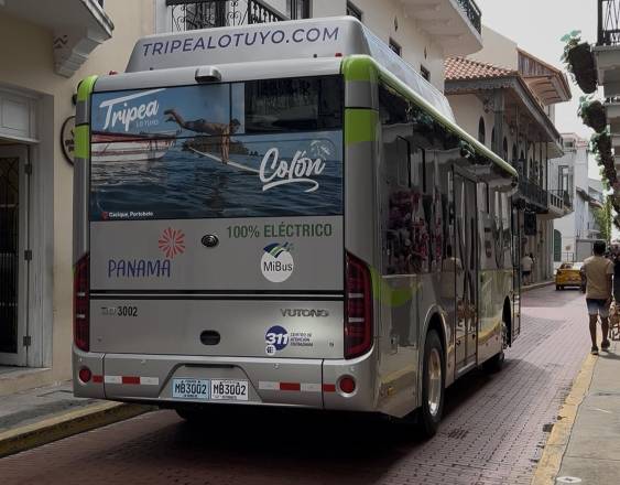 MiBus presenta la primera ruta operada 100 % con buses eléctricos en Panamá