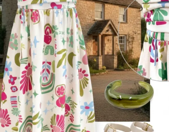 Conjunto: Vestido B/.12.99. Plataformas B/.29.99. Conway, Albrook Mall.