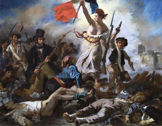 ML | La Libertad guiando al pueblo (1830) de Eugène Delacroix, conservado en el Museo del Louvre.