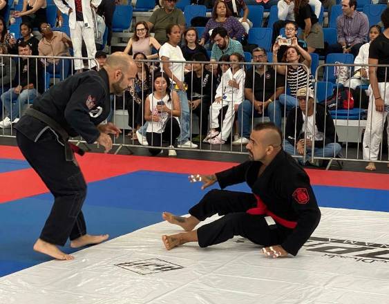 Cortesía | Un combate de Jiu Jitsu en el AJP Tour National Panamá 2026.