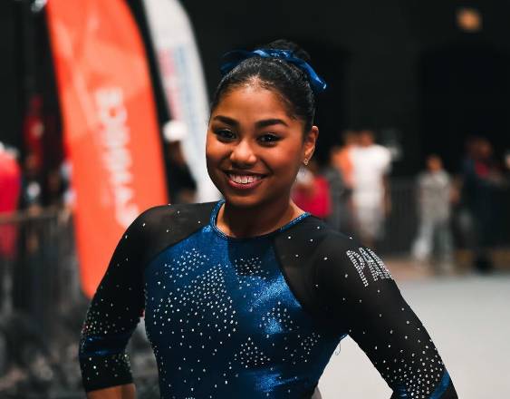 Cortesía COP | La gimnasta panameña Hillary Heron en Copa Del Mundo El Cairo 2026.