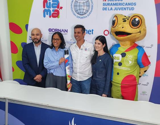 Revelan recorrido de la antorcha de los Juegos Suramericanos de la Juventud Panamá 2026