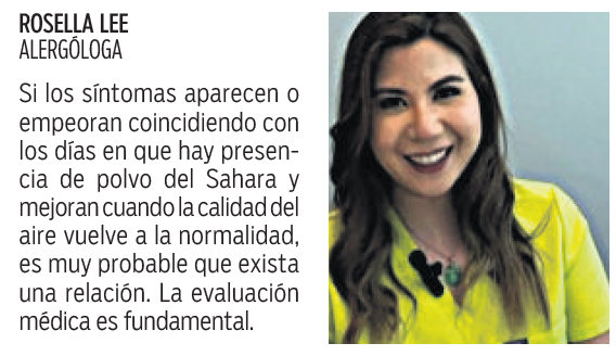 $!Mascarillas, clave ante el polvo del Sahara