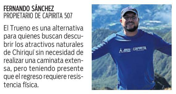 $!El Trueno, gran caída de agua natural en Boquerón