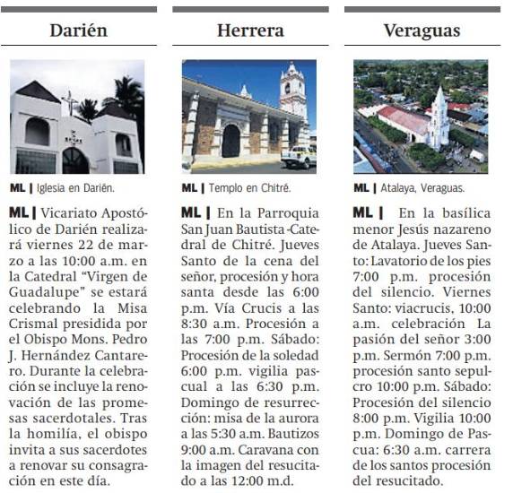 $!Feligreses en las provincias se preparan para la Semana Mayor