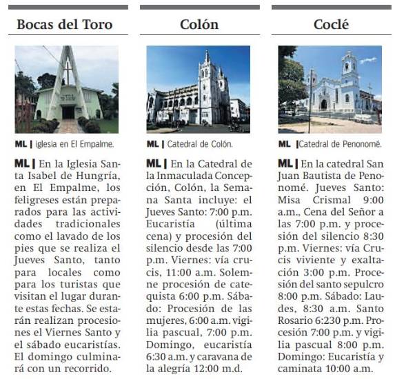 $!Feligreses en las provincias se preparan para la Semana Mayor