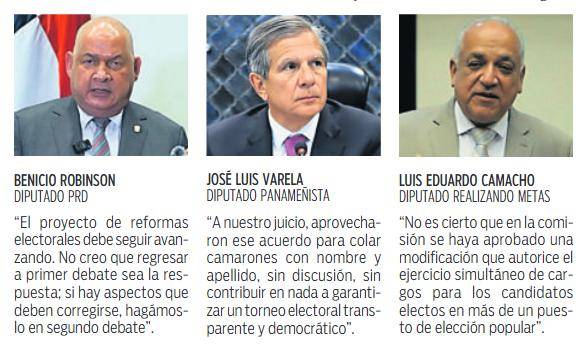 $!Reformas electorales serían discutidas la próxima semana
