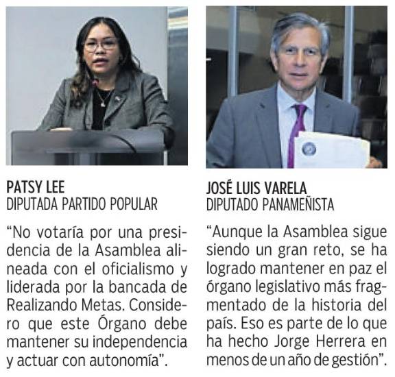 $!Hay tres candidatos para la presidencia de la Asamblea