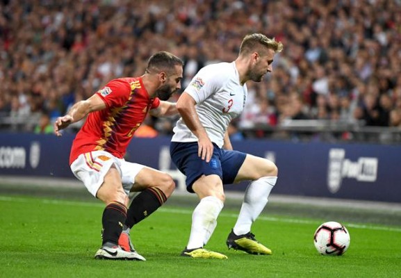 Shaw se perderá el partido ante el Watford por el golpe sufrido contra España