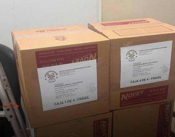 ML | Cajas con el contenido enviado.