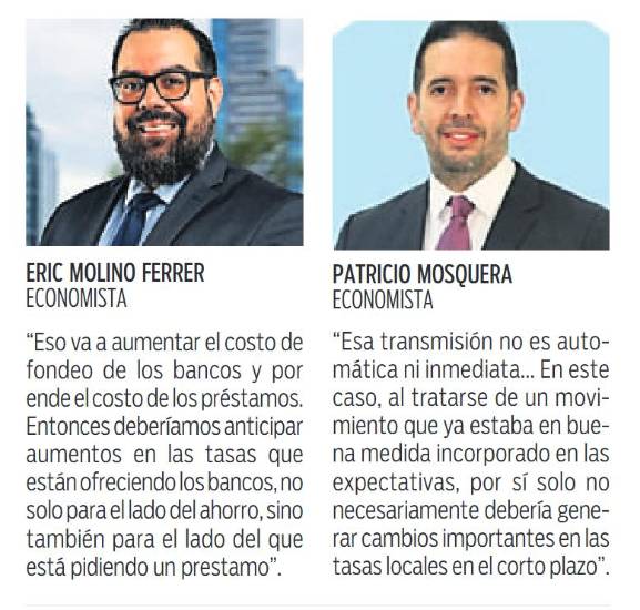 $!Economistas: Tasas de interés registrarían nuevos aumentos en los próximos meses
